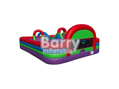 Cheap outdoor funny kids iInflatable obstacle course for sale BY-OC-021